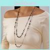 Vintage Flower Alloy Layered Necklace For Women Summer Fashion Accessory