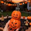 Unieke Pompoenvorm Container Grimace Zeepdispenser Fles, Halloween Lotionpomp Spookachtige Badkamergootsteen Organizer Navulbaar voor Vloeistof En Douchegel