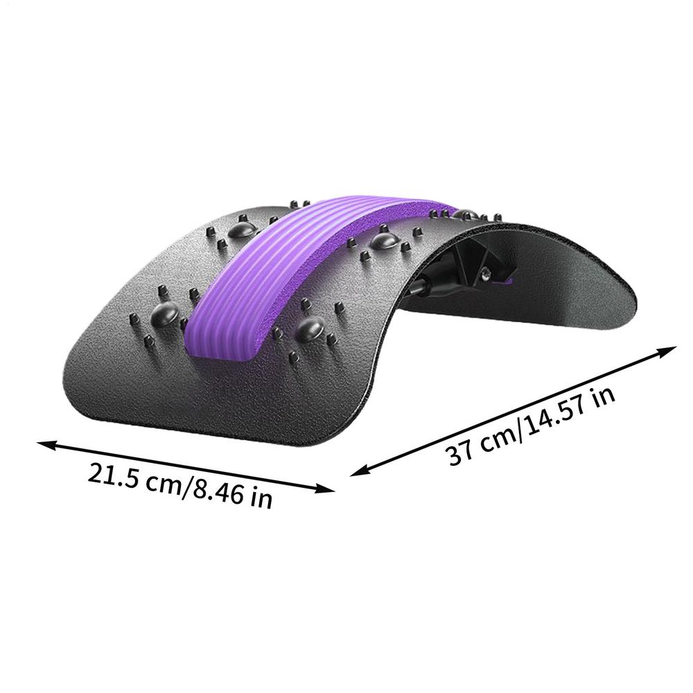 

Back Arch Stretcher Lower Back Cracking Device Lumbar Massager Ergonomic Corrector For Fitness Meditation Chair Bedroom Drivers