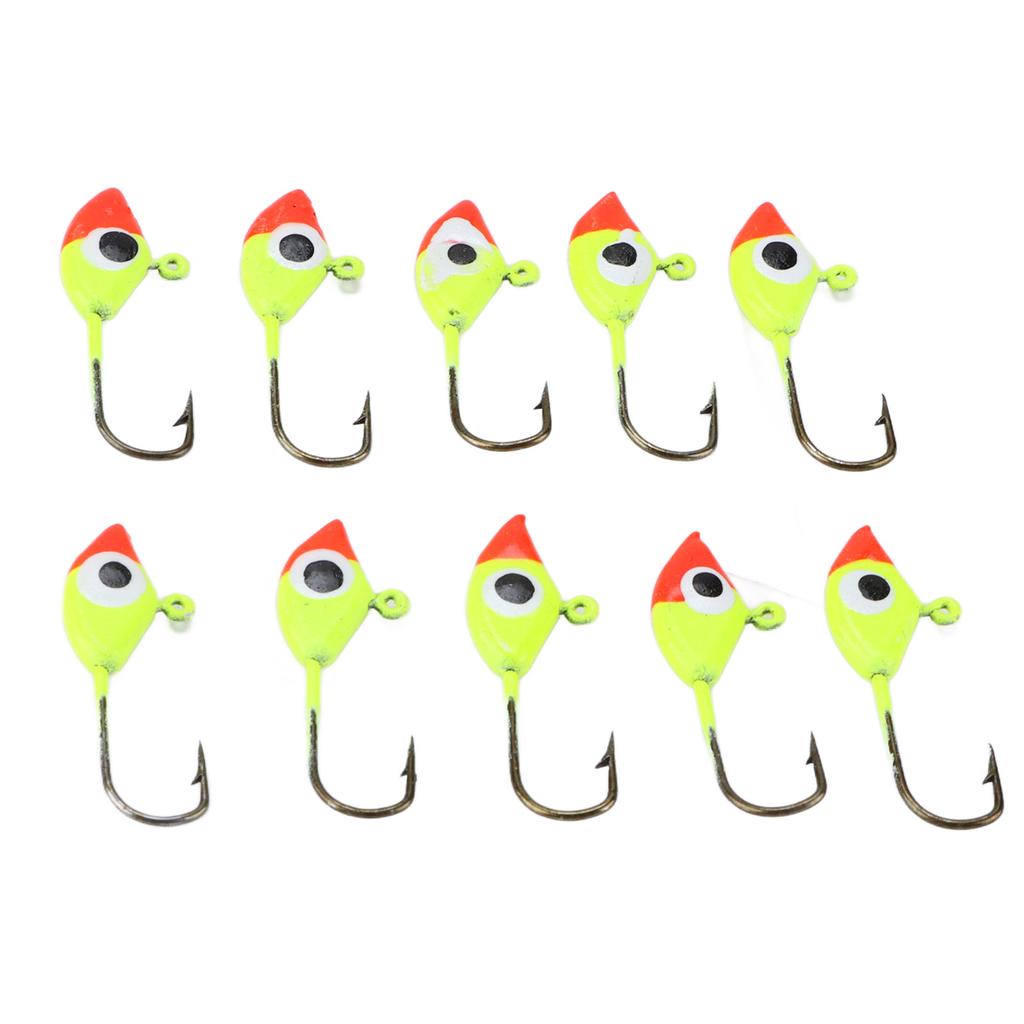 10Pcs Fishing Lure Vivid Color Exquisite Design High Carbon Steel Fishing Tool Accessories