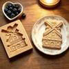Wooden Gingerbread and Shortbread Cookie Mold Cutter