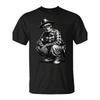 Chicano Homie Cool Mexican Gangster Skeleton Skull T-Shirt Gifts Christmas Outfits Design Relaxed Fit for Holiday Celebrations, Allseason Tee
