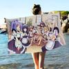Anime Nekoparas Big Microfiber Beach Towels Quick Dry Towel Sand Beach Towels Pool Towel For Travel Swim Pool Yoga