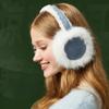 Winter Faux Fur Ear Muffs for Men and Women Cute Fluffy Earmuffs Soft Cozy Portable Fldable Outdoor Ear Warmer for Adult Ear Covers