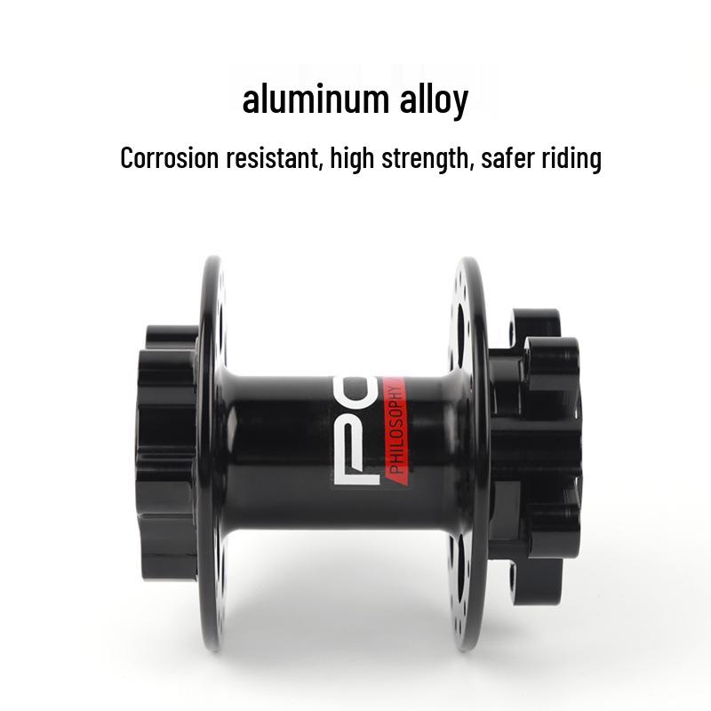 POLSO CNC Aluminum Electric Motorcycle Disc Brake Hub with Six-Bolt, 32H/36H Compatibility, and 10G Spokes