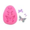 Three-Link Bow Tie Bear & Rabbit Silicone Mold for Chocolate Cake Decorating