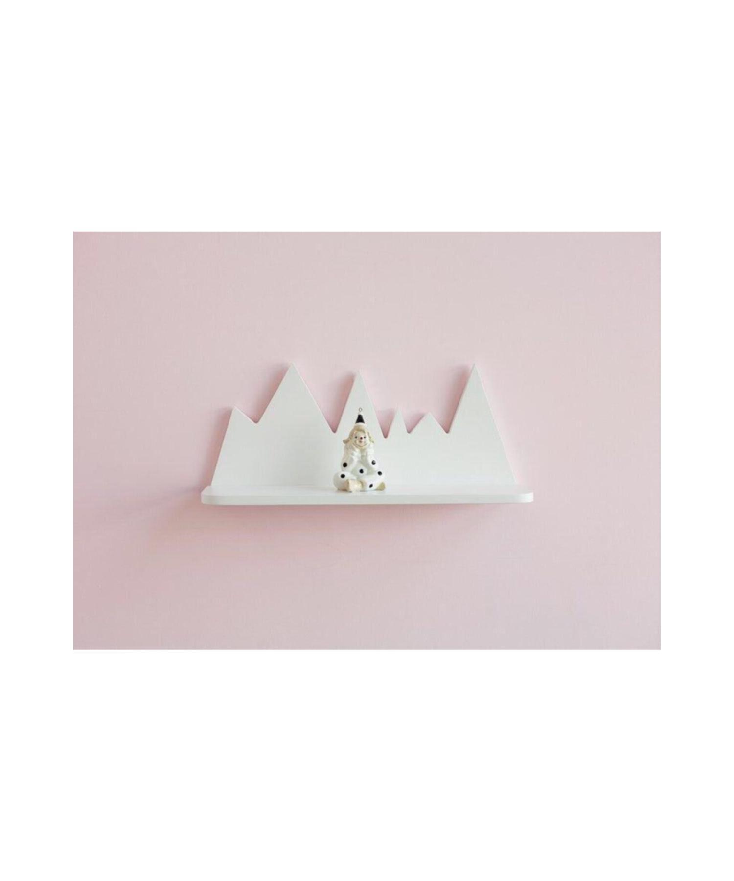

White Wooden Decorative Mountain Rack