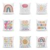 Bohemian Inspirational Classroom Pillowcase for Relaxation and Mental Health