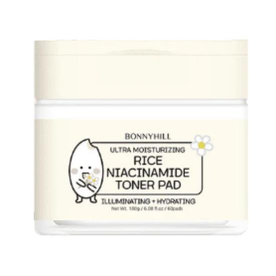 BONNYHILL Rice Niacinamide Toner Pads 60 ea (180 ml) 60 ea