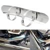 Chrome Curved Motorcycle Exhaust Pipe Heat Shield Cover for Honda VT750DC Shadow Spirit 2001-2007 VT750C2 Shadow Spirit 07-2009