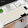 Large Mouse Mat Green Leaves Cat Mousepad Big Cute Mousepads X Office Rubber Keyboard Mats Desk Pad Overlock Mouse Pads