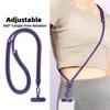 Cordón Universal para Teléfono con Clip Mejorado Anti-Caída Rotación 360° Correa Ajustable para Cuello/Cruzada para Todas las Fundas de Teléfono