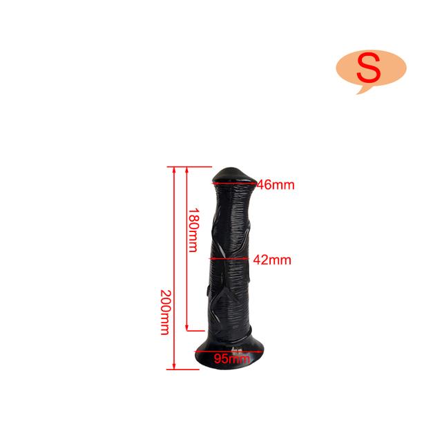 S/M/L Animal Dildo Suction Cup Dildos Huge Big Horse Cock Realistic Penis Vagina Sex Toys For Women Men Gay Adult Masturbators