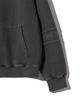 GAKKAI UNIONS Ethnic Sleeve Pigment Hoodie Charcoal