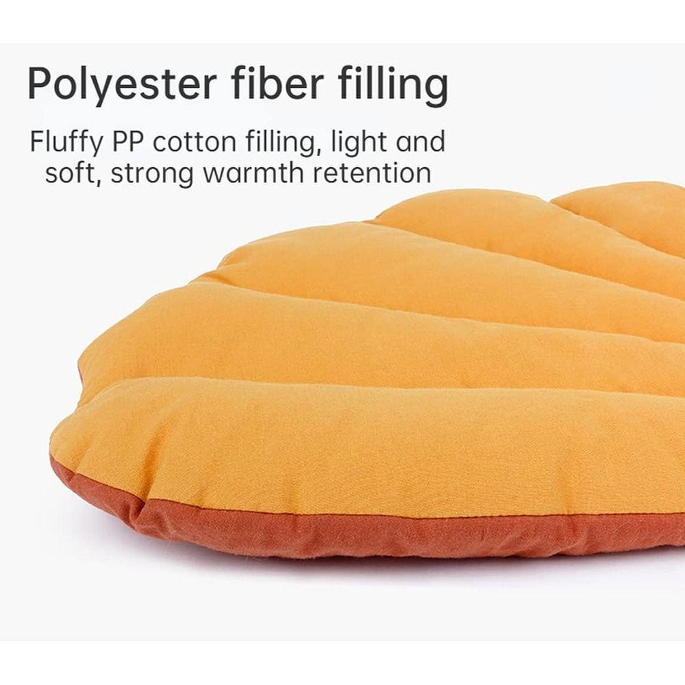 Leaf Shape Cat Bed Double-Sided Available Pet Supplies Hot Seat Cushion  for Cats Puppy