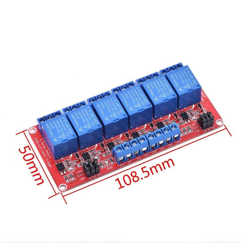 1 2 4 8 Kanal 5V/12V Relaismodul Board Shield mit Optokoppler Unterstützung High- und Low-Level-Trigger für Arduino