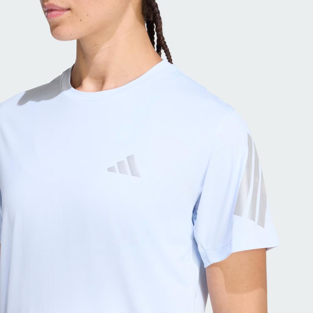 adidas Climacool Striped Logo Crew Neck Short Sleeve T-Shirt Women Tops KA6163