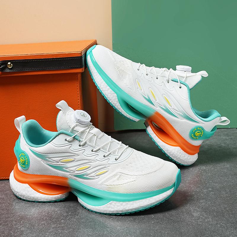 New high quality student mesh sports shoes Fashion breathable running shoes youth leisure popcorn men's shoes