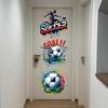 3 st Fönsterklistermärken med Fotboll Återanvändbar Sportboll Mål Spelare Glasdekal för Hem Kontor Butik Skola Dekor