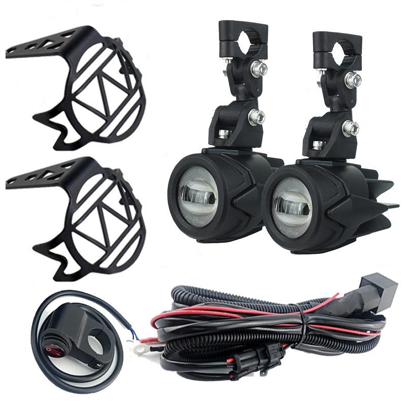 2PC/Motorcycle Fog Lights Upgraded LED Auxiliary Spotlight 40W 6000 LM for BMW R1200GS ADV F800GS F700GS F650 K1600