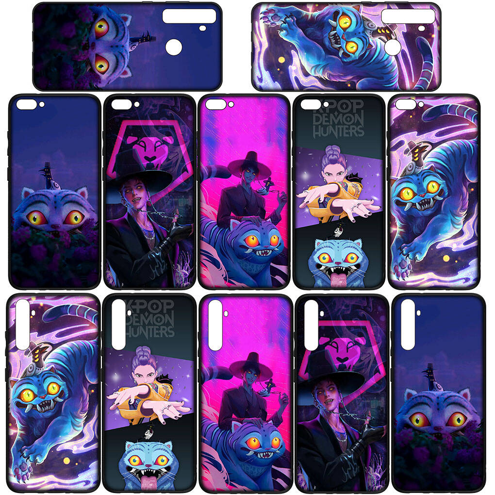 Handyhülle für iPhone 17 16 15 Plus X Huawei P30 P20 Lite Redmi Note 14 12 11 13 Pro Max OPPO A60 A80 A40 A18 KPop Jinu Dämon Rumi Tigerjäger Hülle