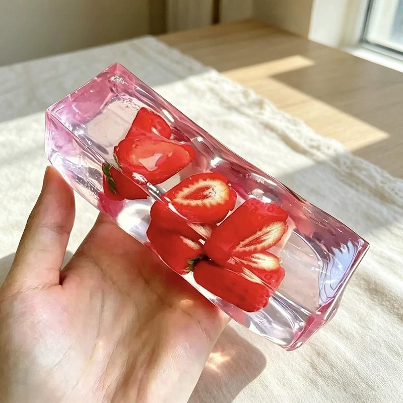 Empty Rectangular Stress Ball Skins 1/2Pcs Plastic for DIY Homemade Sensory Fidget Squeeze Toy Making