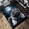 1Pc Tiger and Wolf Print Rug - home decoration Carpet For Living Room Bedroom Flooring Computer Chair Area Rug