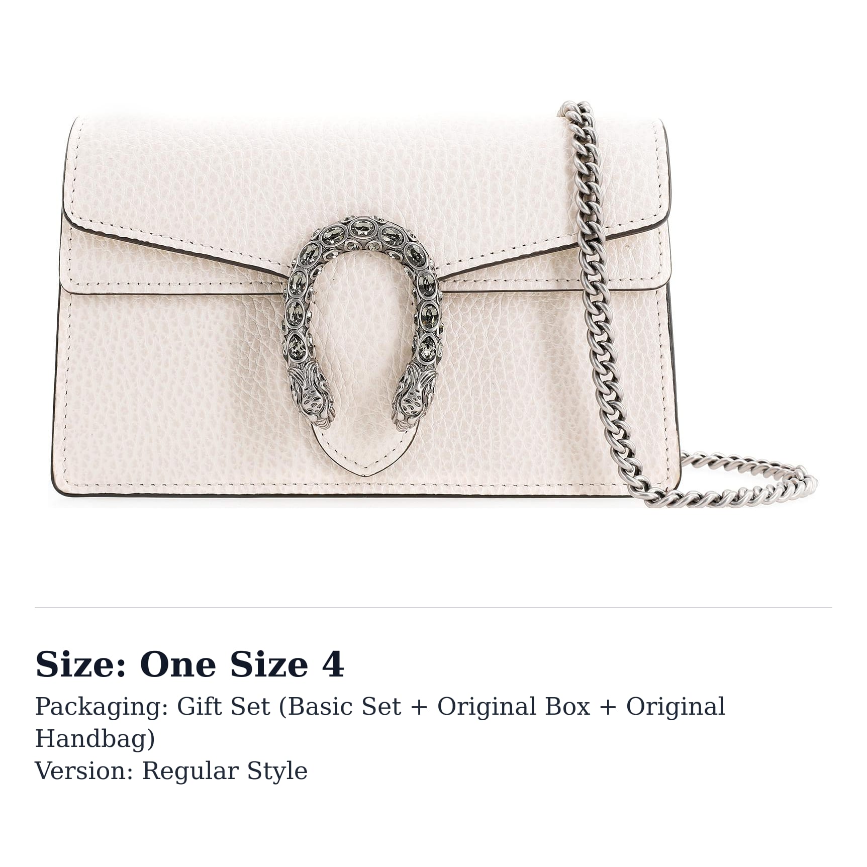 GUCCI Dionysus Leather Flap Bag Shoulder