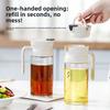 Large-capacity Leak-proof Automatic Opening and Closing Oil Control Bottle for Kitchen Household