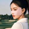 Women Summer Sun Protection Eye Mask Fashion Outdoor Sport Breathable Ear-Loop Cooling Face Cover