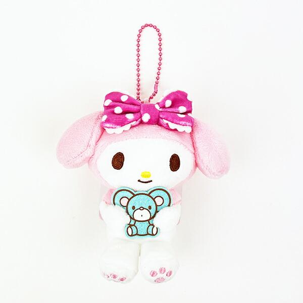 Sanrio My Melody Dot Ribbon Plush Doll Retro