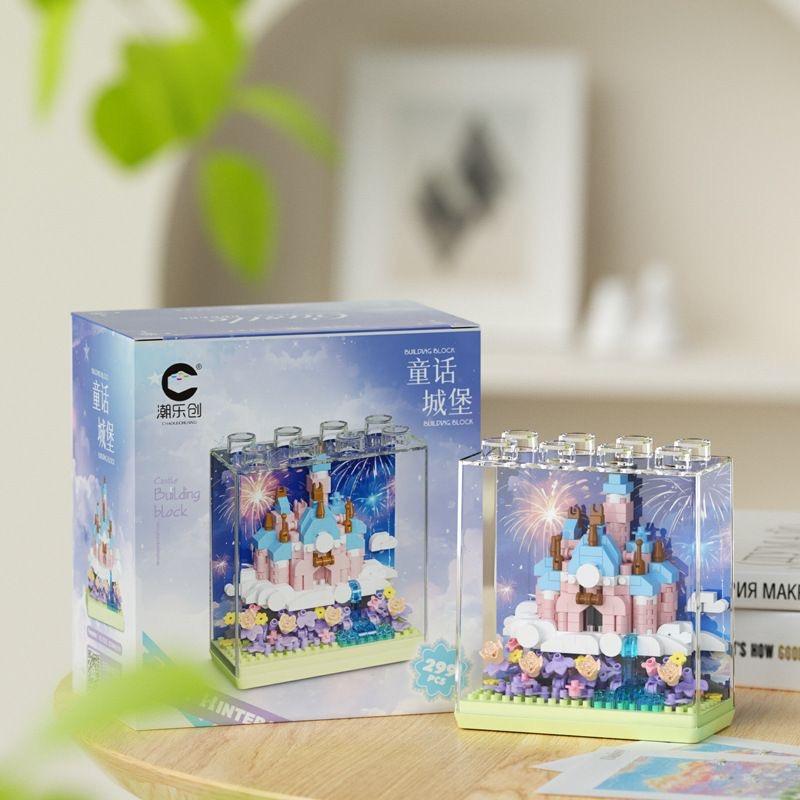 Kytice z květin Bonsai Stavebnice Umělý Plast Rostlinný Prachový Kryt Mikromodel Domácí Dekorace Hračka Pro dítě Dárek k narozeninám