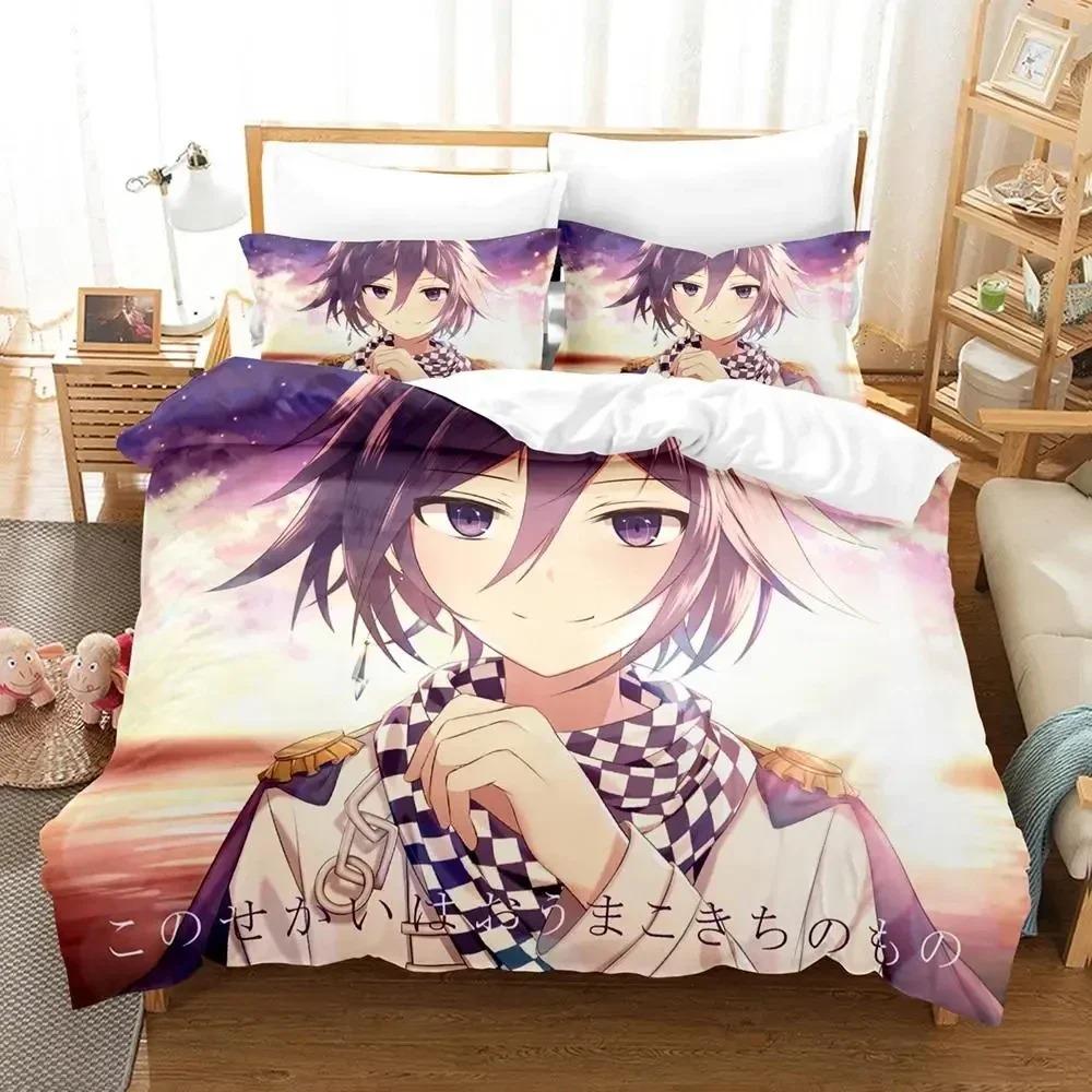 Anime Danganronpa V3 Chiaki Nanami Bedding Set Duvet Cover Bed Set Quilt Cover Pillowcase Comforter King Queen Size Boys Adult