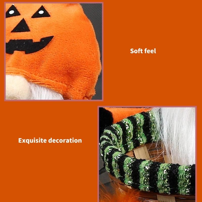 Multipurpose Round Bamboos Storage Basket for Halloween Mysterious Elegant Designs Pattern Portable for Party Supplies