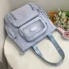 Tutorial Bag Tutorial Bag Carrying Book Bag Girls and Children Primary School Students Letter Pain Bag