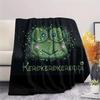 1PC Keroppi Print Flannel Blanket, High Quality All Seasons, Home Decor, Warmth and Comfort, Perfect for Christmas Gifts