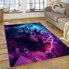Console Gaming Carpet for Boy's Bedroom Living Room Decoration Washable Polyester Anti Slip Floor Mat Sofa Decor Big Size Rug