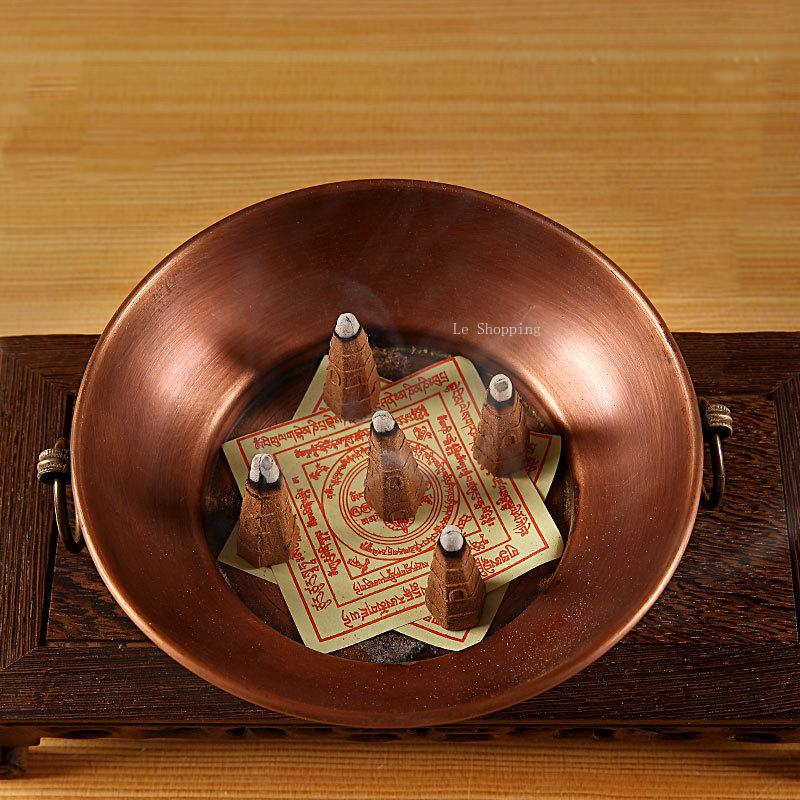 250g Natural Plant Tower Incense Zero Added Yoga Room Office Air Purification Soothing Spiritual Temple Meditation Aromatherapy