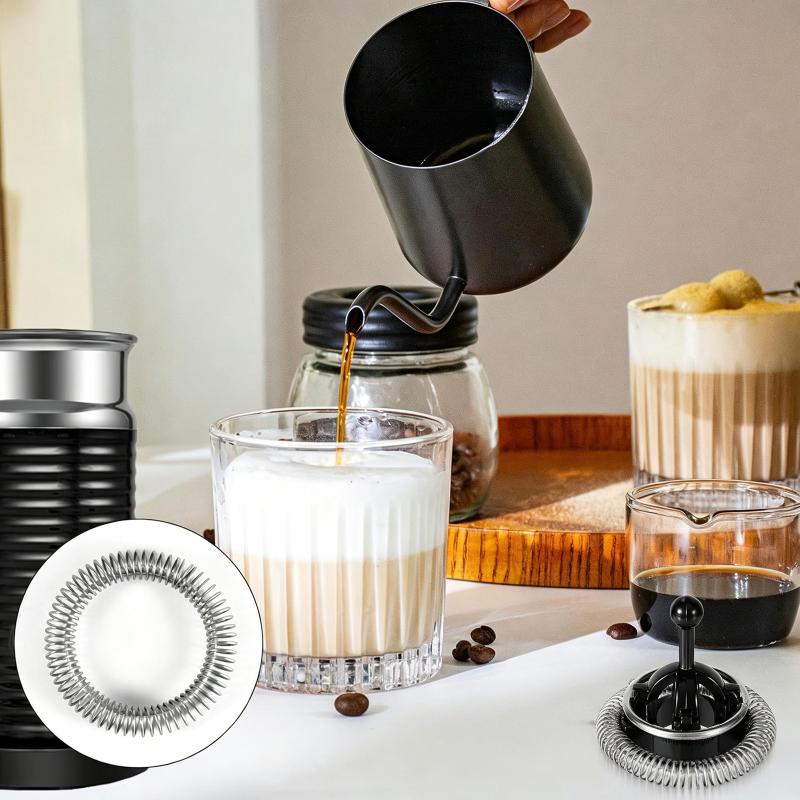Coffee Machine Spare Part Suitable For Electric Automatic Bubbler Milk Frother Whisks Set Replacement Accessories