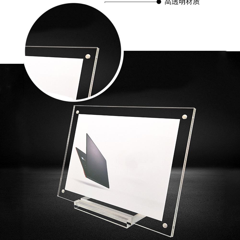 Acrylic Holder Display Rack Magnetic Acrylic Picture Photo Frame Photo Protection Photocard Holder High Quality