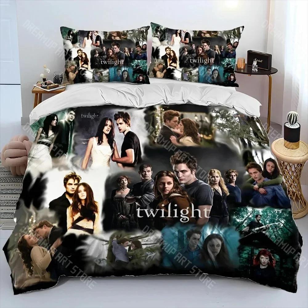 3D Print The Twilight Saga HD Printed Comforter Bedding Set,Duvet Cover Bed Set Quilt Cover Pillowcase,king Queen Size Bedding