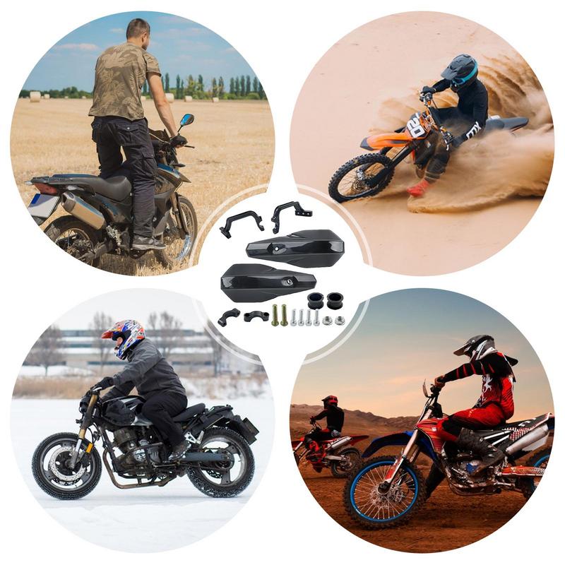 Dirt Bike Handguards Motorcycle Windshield Horn Hand Guard Protection Gear Off-Road Motorcycle Handlebar Guard Handlebar Hand