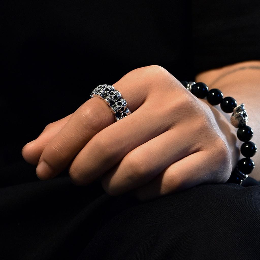 Men's Ring High-end Retro Personality Single Design Open Ring