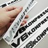 3D ABS Chrome Black Car Styling V8 V6 Kompressor Logo Fender Side Sticker Badge Decals For Mercedes Benz G63 G500 S500 S680 GT