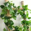 2pcs Artificial Greenery Vine Plants Fake Garland Leaves Decoration For Wedding Backdrop Arch Wall Decor