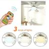 30W/40W E27 Modern LED Lighting Smart Ceiling Fan Light with Remote Control 3-Gear Household 2-in-1 Adjustable Fan Lamp