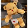 Bear Plush Toy Soft Plush Butter Angelic Bear Cushions with Apron Designs for Comfort Styles Winged Bear Throw Pillow