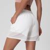 Sports Shorts Women's Summer Quick-Dry Casual Loose Quick Dry Training Middle Pants Fitness Wide Leg Fashion Tape Fashion