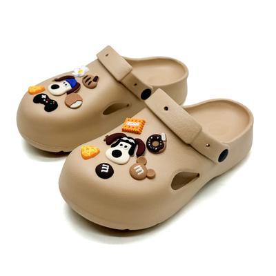 Modne Damskie Letnie Klapki na Platformie Do Domu na Podłogę Słodkie DIY Pies Modne Chodaki Dziewczęce Klapki na Plażę Wsuwane Sandały Uliczne