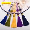 Van Gogh Oil Painting Style Bookmark Vintage Metal Book Page Book Decoration Tassels Bookmarks Student Office Supplies